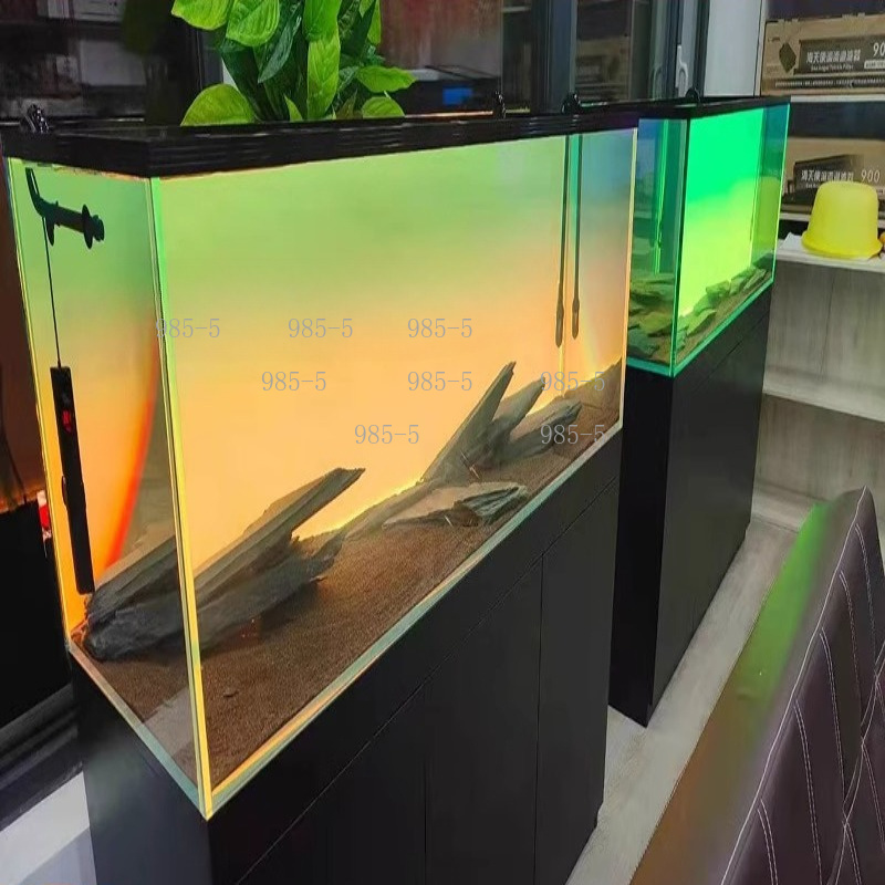 Aquarium Fish Rainbow - Visbak Acryl Lichtgevende Achterwand Wit Licht