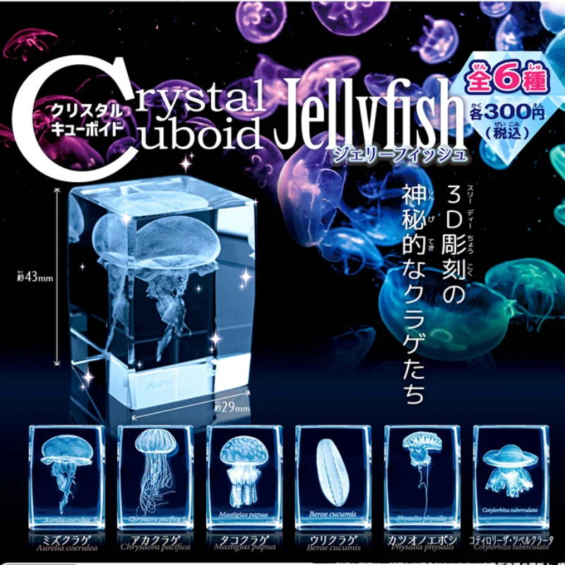 Aquarium Fish Keeping - Japan Gashapon Kwallen 3d Crystal Cuboid