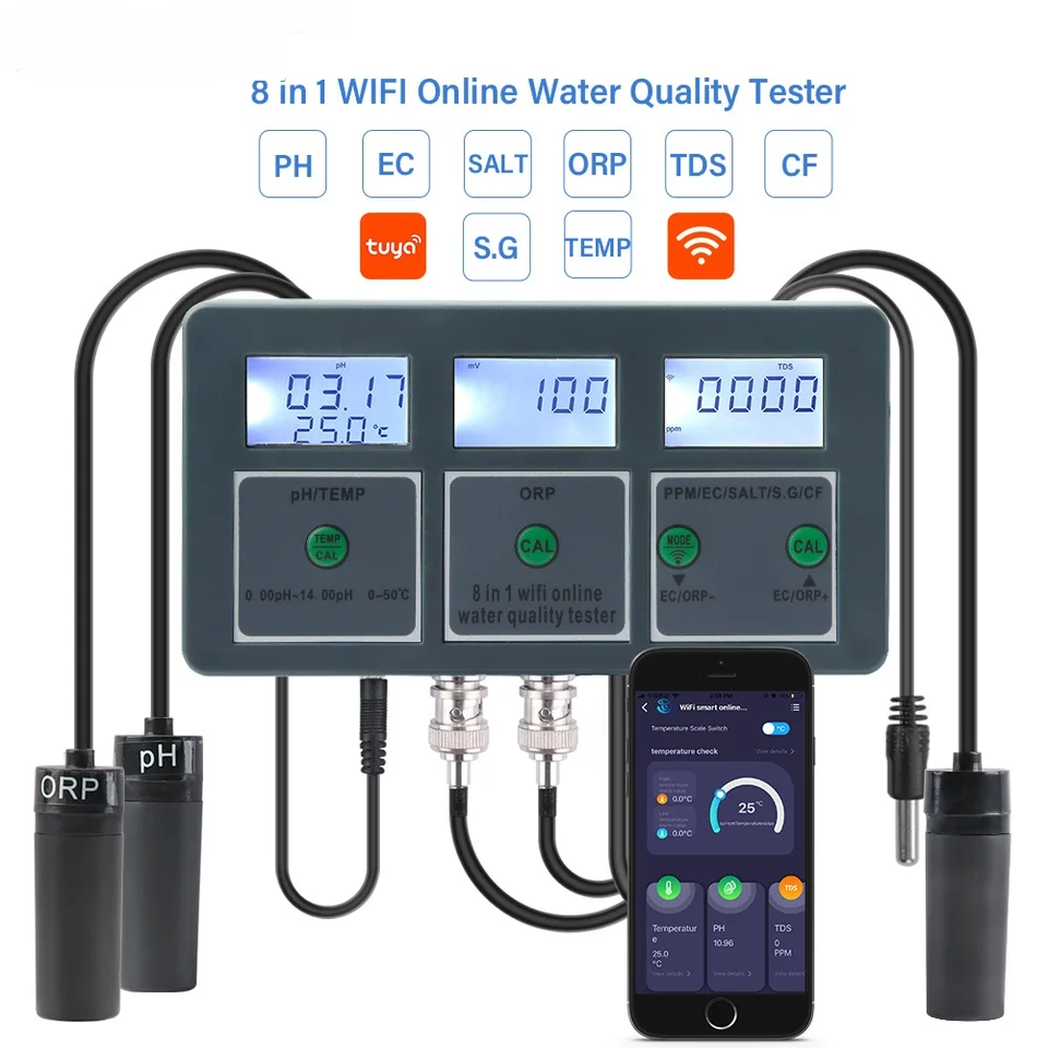 Aquarium Fish In Online - WiFi Digitale PH ORP TDS EC