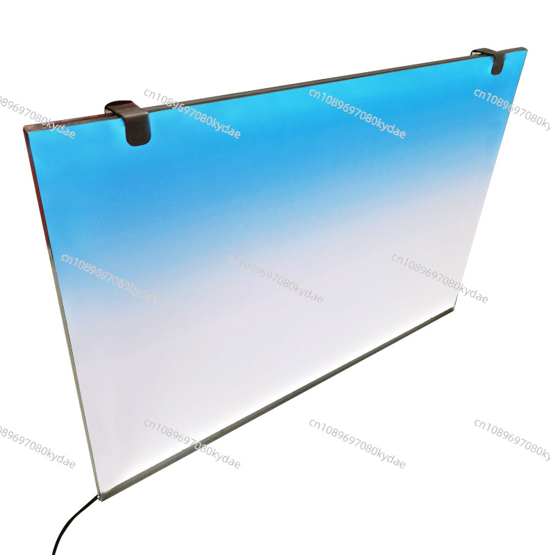 Aquarium Fish Rainbow - Aquarium Achterwand LED Aquarium Grasbak Wit