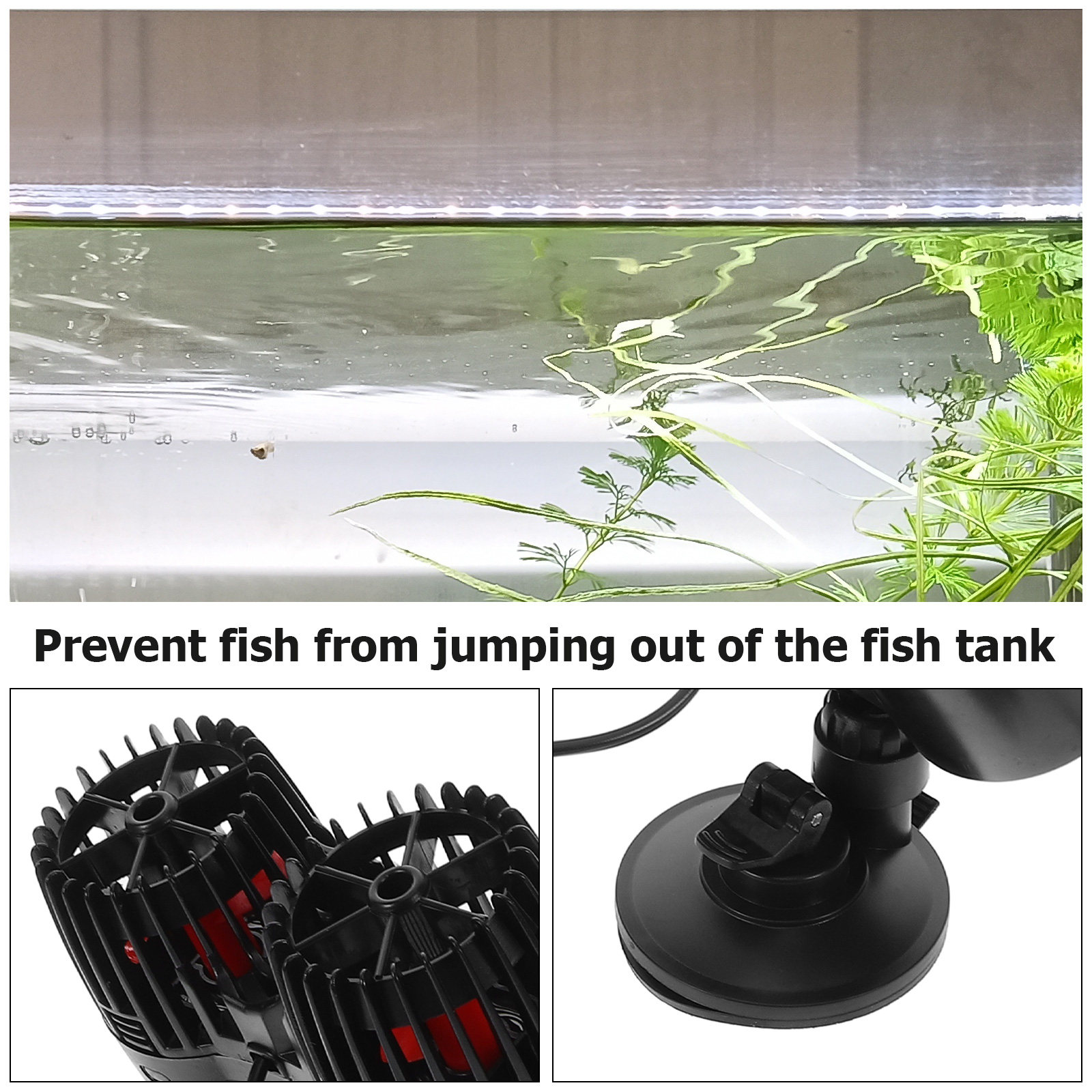 Dubbelkopige aquariumwaterpomp - Powerhead Circulation Pump recensie en prijs