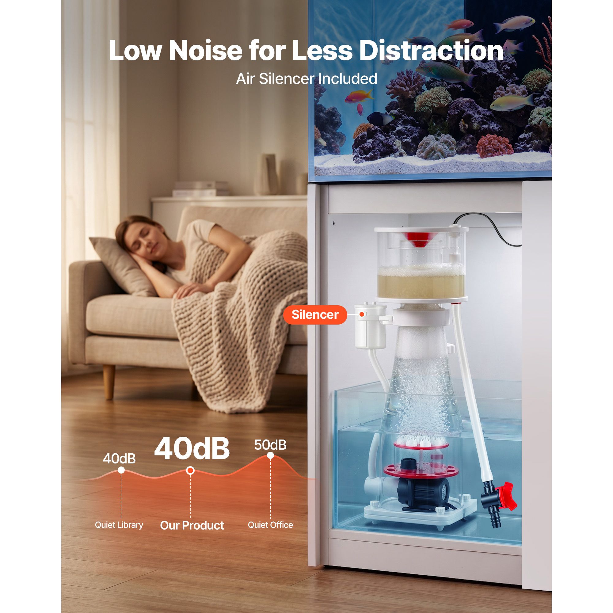 Eiwitafschuimer voor 106-185 g - Protein Skimmer Reef recensie en prijs