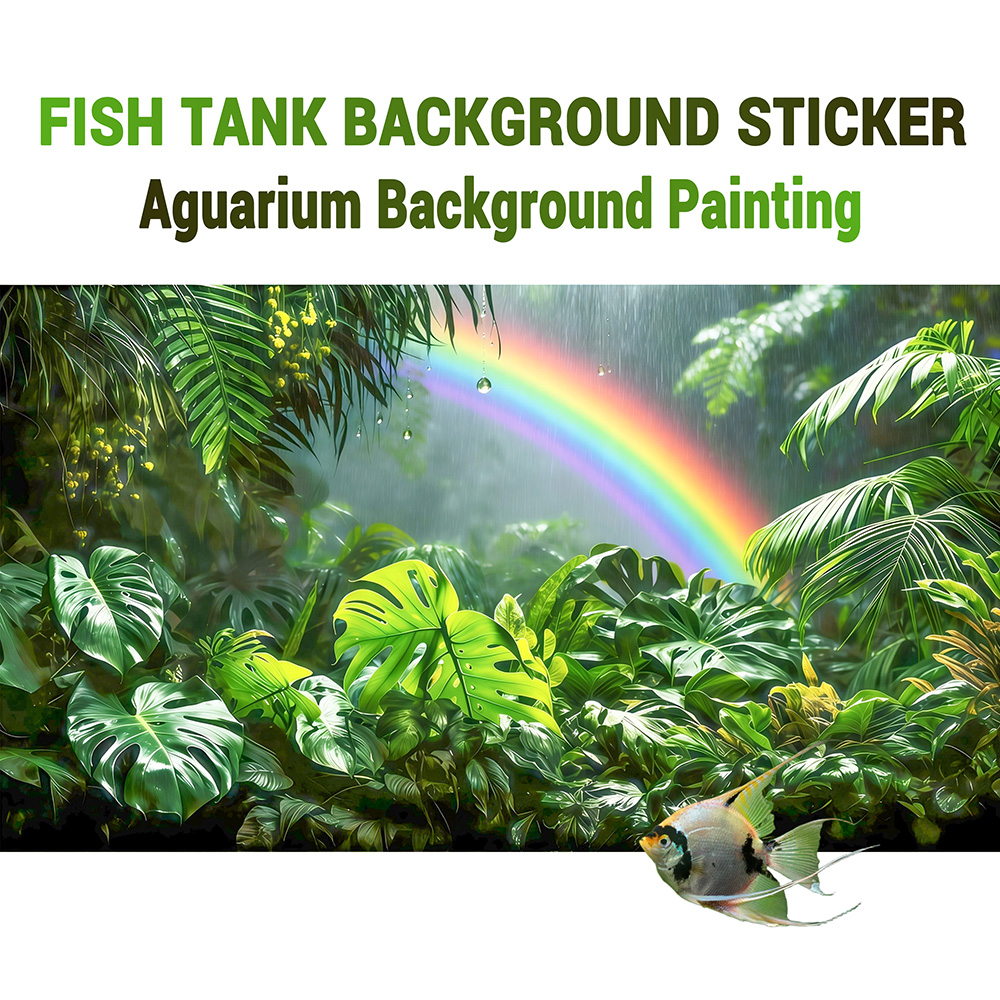 Regenwoudregenboog, achtergron - Aquarium Fish Rainbow recensie en prijs