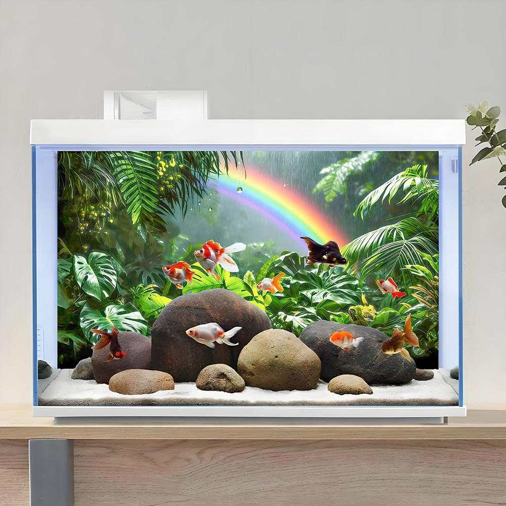 Regenwoudregenboog, achtergron - Aquarium Fish Rainbow recensie en prijs