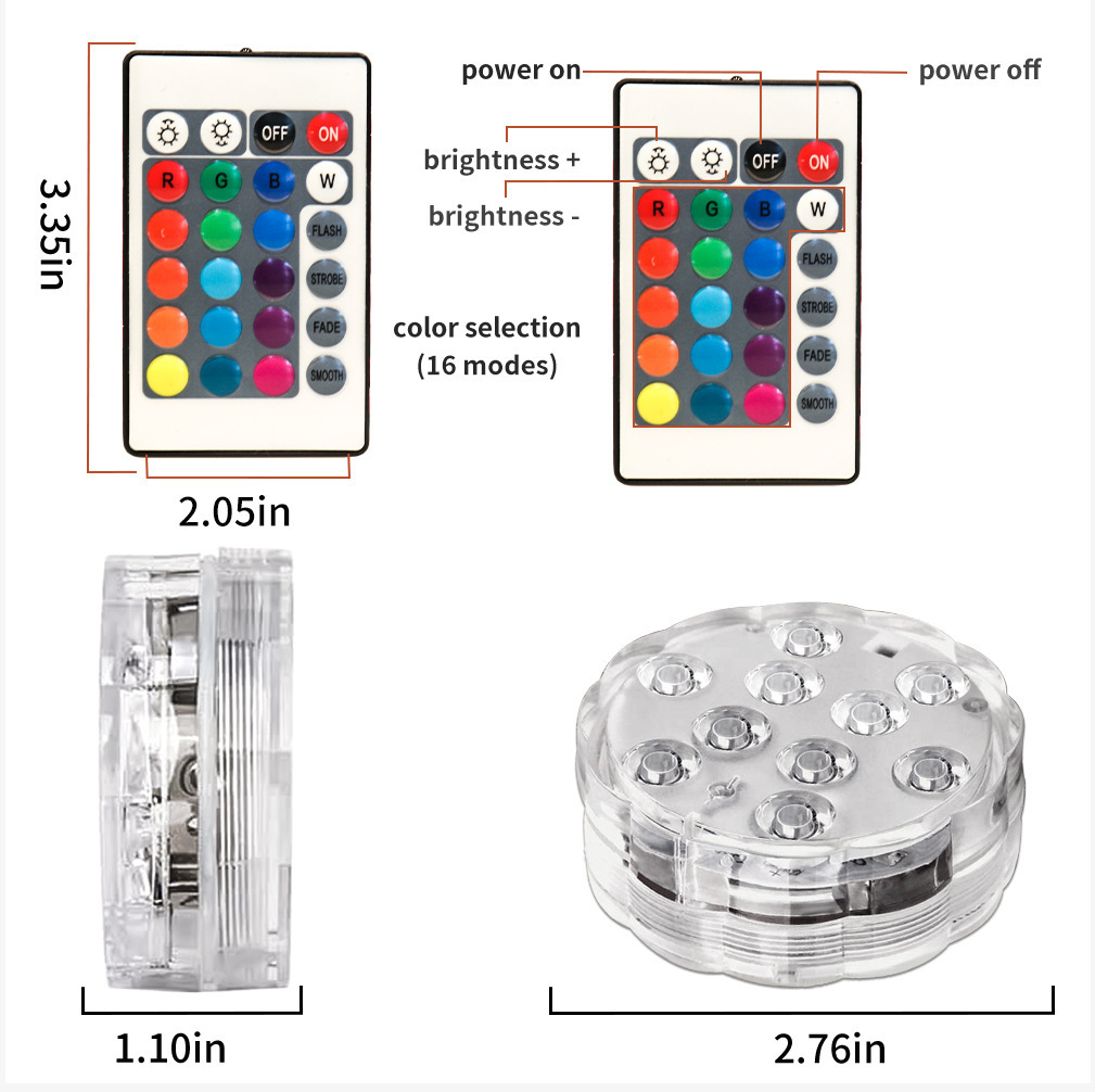Duiklamp 13 sub waterdichte zw - Aquarium Fish Rainbow recensie en prijs