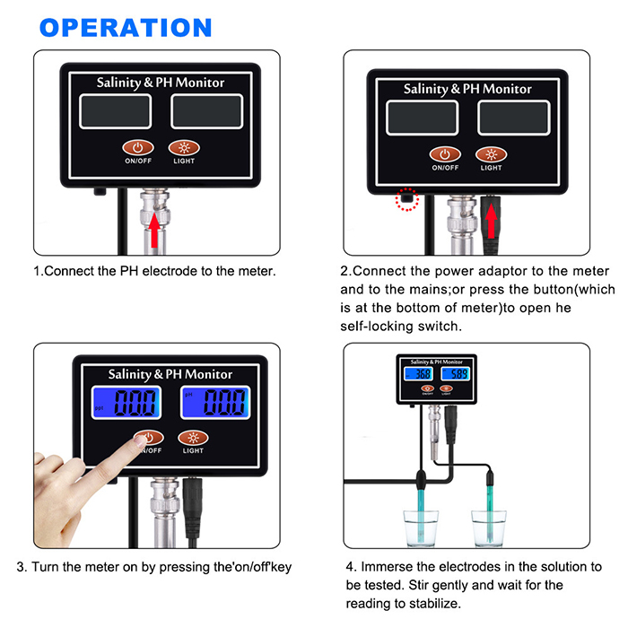 Online PH- & Salinitetsmeter 2 - Aquarium Fish In Online recensie en prijs