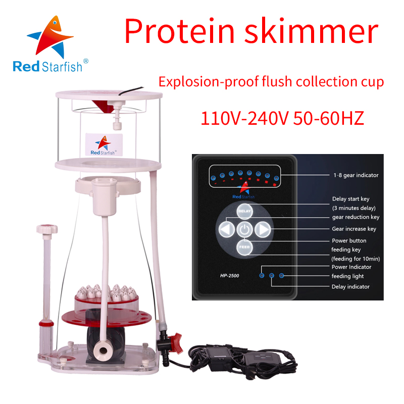 110-240V Rode Zeester Aquarium - Protein Skimmer Reef recensie en prijs