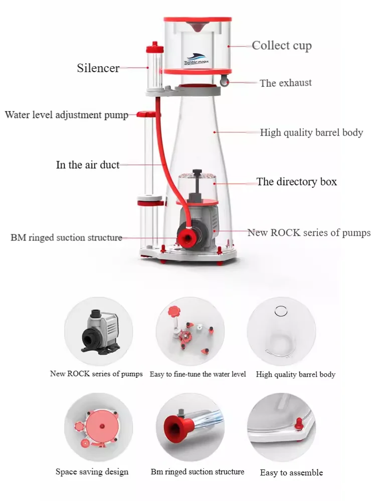 220-240V 50Hz Bubble Magus Cur - Protein Skimmer Reef recensie en prijs