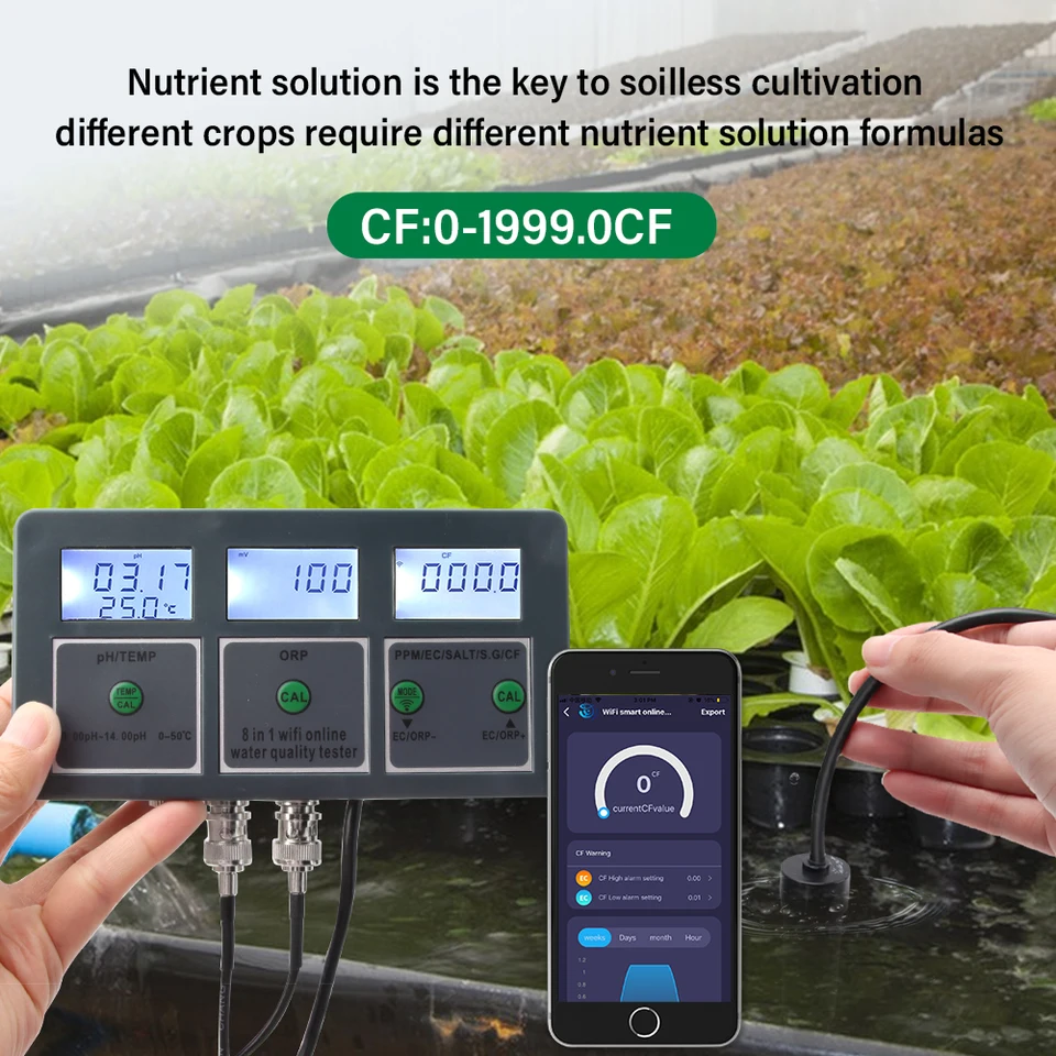 WiFi Digitale PH ORP TDS EC Zo - Aquarium Fish In Online recensie en prijs